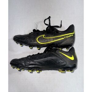 Nike Jr Tiempo Legend 9 Soccer Cleats‎ Black/Neon DA1331-070 Size 6Y